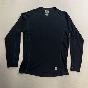 Carhartt Force Thermal Shirt Men's Large Blue Long Sleeve Base Layer Pullover